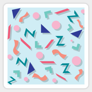 Funky 90s Pattern v3 Sticker